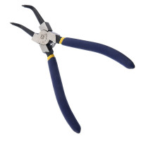 长城精工Cr-V美式精抛双沾塑弯型内卡挡圈钳230mm(9