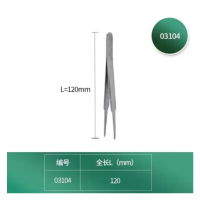世达03104 宽头镊子120MM
