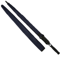 天堂伞 超大黑胶碳纤骨76cm*8骨直杆商务晴雨伞31831E黑色