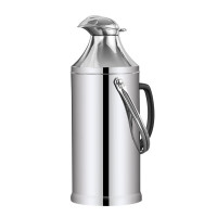 富光品质暖壶宿舍用热水瓶家用不锈钢保温瓶宿舍用暖壶水壶大 钢本色2.0升鸭嘴