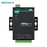 摩莎(MOXA)NPort 5230 2口串口设备联网服务器 1个RS-232口 1个RS-422/485 不含电源线