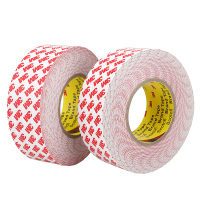 3M双面胶55236 超薄强力无痕双面胶带耐高温半透明胶布无纺布胶纸易撕下不留残胶 10mm*50m 10卷起订