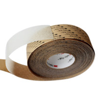 3M 防滑胶带 磨砂表面地面楼梯台阶防滑防水耐磨随意剪切 透明/黑/黄/灰色可选 50mm*18.2m 1卷