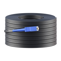 朴联(TOPULAN)光纤皮线 单模电信级SC接头 室外皮线线缆 1芯3钢丝收发器光猫交换机通用光缆光纤入户线100米