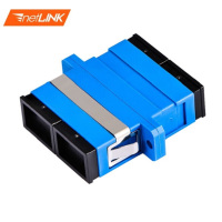 netLINK 光纤适配器 SC-SC双工法兰 电信级光纤跳线延长对接头耦合器 HTF-SC-SC/2 50个起订