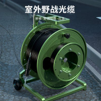 netLINK 室外单模双芯车壁式TPU光缆 1000米+放缆车+航空头 HTF-2S-HKT1000M