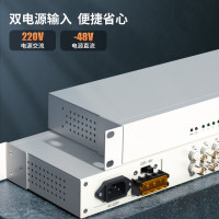 netLINK HTB-1E1-4FE 协议转换器 1路E1 转4路以太网 桌面式 1对