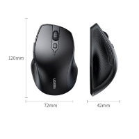 绿联 无线蓝牙鼠标 适用苹果Mac华为Matebook笔记本电脑iPad平板右手人体工学鼠标 台式机轻音办公双模鼠标