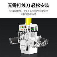绿联(UGREEN)六类网络模块CAT6免打水晶头母座电脑网线面板连接头1个装 (5个起发)