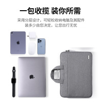绿联笔记本电脑包手提13-16英寸收纳包适用苹果华为联想小新游戏本大容量