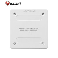 公牛无线开关面板 86型墙壁远程智能开关 免布线遥控开关 白色 暗装 一位无线开关(不含主开关)