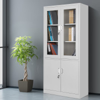 豆乐奇五层大器械柜 钢制文件柜办公柜资料收纳铁皮柜办公室抽屉档案 高1800*宽850*390mm