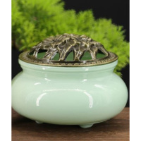 贾思德 天然盘香檀香艾草香室内环保除臭去味香薰卫生檀香 一盒120盘[檀香] 2盒装