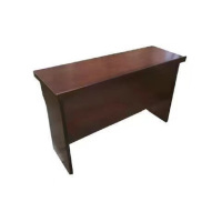 豆乐奇 培训桌长条桌开会办公桌子 1.8米三人位 黑胡桃色