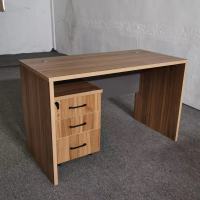 豆乐奇简约现代职员办公桌单人1.4*0.6带柜