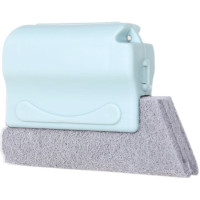 贾思德 擦窗户缝隙凹槽清洁刷工具清理刷子多功能窗台清洗槽沟的神器 绿色凹槽刷 2个起发