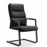 豆乐奇 会议办公椅弓形黑色