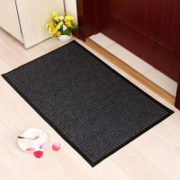 梵雅曼 进门地毯迎宾门垫滑吸水商用酒店大门口地垫红色双条纹120*200cm 无字灰色