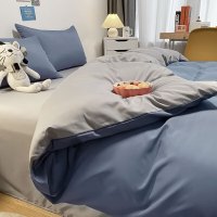 恒源祥亲肤裸睡床上四件套水洗棉双人床被套