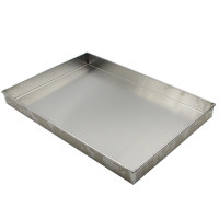 XMSJ 201不锈钢零件盘70*50*5cm加厚平底托盘