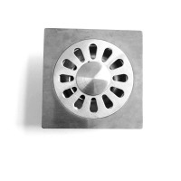 XMSJ 地漏304不锈钢防臭神器隐形过滤卫生间洗衣机下水道密封圈防虫 不锈钢带卡扣地漏单用