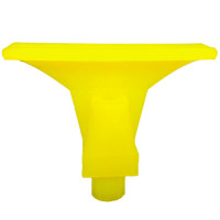 XMSJ 4分6分洗煤喷雾水嘴鸭嘴扇型聚氨酯水咀 20mm 25mm(出水孔8mm)