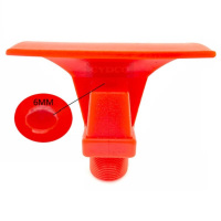 XMSJ 6分洗煤喷雾水嘴鸭嘴扇型聚氨酯水咀 25mm(出水孔6mm)