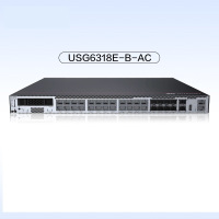 华为企业级AI防火墙USG6318E-B-AC 16*GE RJ45+8*GE Combo+2*10GE SFP+