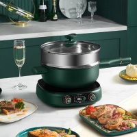 苏泊尔(SUPOR)电磁炉套装 2100W大火力多点精控温度多维立体防溢可拆把柄锅C21-ICD33