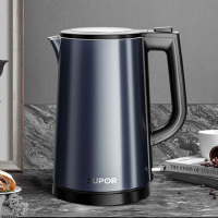 苏泊尔(SUPOR) SW-17S36A 电热壶烧水壶 炫酷彩钢防烫保温全钢无缝内胆 电水壶 1.7L 1800W