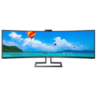 飞利浦499P9H1/93显示器49英寸2K高清32:9超宽曲面HDR400升降旋转65WType-C反向充电(台)