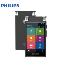 飞利浦(Philips)AI智能录音笔 VTR8600 16GB本机语音转文字 实时翻译 可扩展内存卡 1支