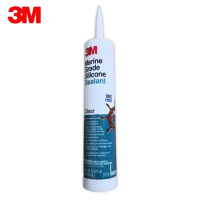 3M 密封胶 透明硅胶密封胶 工业不易变黄耐霉渍 不挂流且湿固化PN8029 304.6ml