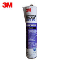 3M 4000UV黑色密封胶 玻璃陶瓷结构粘接轮船汽车游艇 防水耐腐蚀 295ml/支