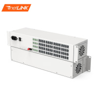 netLINK电话光端机64路 PCM电话语音光端机 电话转光纤延长器FC接口一对 HTB-64P