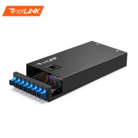 netLINK光纤终端盒 8口8芯多模SC满配 电信级尾纤光纤熔接配线架接续箱 桌面式 sc接口 HTF-8SC-MM