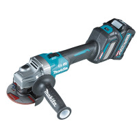 牧田GA003GD201 角磨机充电打磨机锂电角向磨光机手砂轮抛光机切割机100mm无刷2电1充40V 2.5Ah