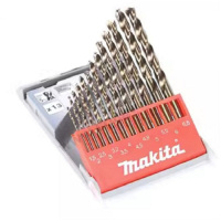 牧田 含钴金工钻头套装D-57180 13支(1.5mm/2mm/2.5~6.5mm) 1盒D-57180 (起订量1盒