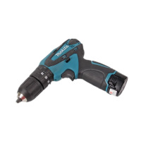MAKITA/牧田 充电式冲击起子电钻 HP330DWE 1.3A 两电一充 10mm 10.8V 1把