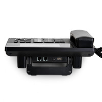 得力(deli)录音电话机 固定座机 办公家用 来电显示4G内存卡 799 黑