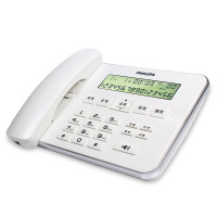 PHILIPS/飞利浦 有绳电话机 CORD 218 白色 硬塑 1台