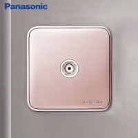 松下(Panasonic)插座面板 电视墙壁插座86型格彩系列WPC301MYL玫瑰金