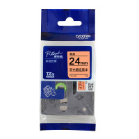 兄弟 TZe-B51 标签机色带 24mm荧光黄底黑