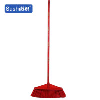 苏识XJZ080木柄塑料普通扫把 直头(杆子长80cm)软毛 10个/包(单位:包)