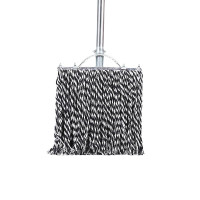 苏识XJZ041棉线拖把工厂平板宽头拖把 蓝白25cm加固款钢杆 3把/包