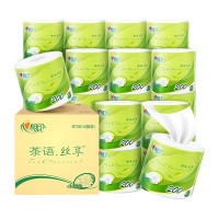 心相印卷纸茶语4层200g*27卷卫生纸巾(新老包装整箱销售)