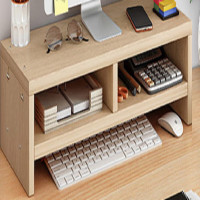 東業家具 电脑桌增高架 显示器支架便携桌面屏幕托架置物架50*20*12cm