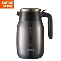 苏泊尔 KC20BK1-黑 304不锈钢真空保温壶家用开水壶2.0L(单位:个)
