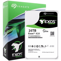 希捷 企业级硬盘16TB 256MB 7200RPM CMR垂直 SAS 希捷银河Exos X18系列