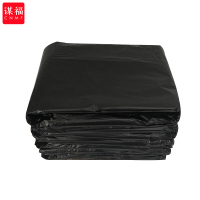 谋福 加厚黑色垃圾袋1206 50×60cm 100只背心式 垃圾袋手提垃圾袋 家用垃圾袋 背心垃圾袋 加厚黑色垃圾袋